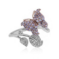 Anillo en oro con Diamante rosa I1 (CIRARI)