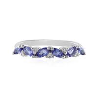 Anillo en plata con Tanzanita