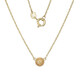 Collar en plata con Citrino (Adela Silber)
