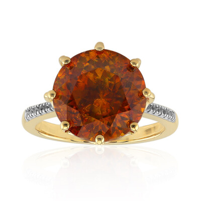 Anillo en oro con Esfalerita de España
