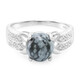 Anillo en plata con Obsidiana Copo de Nieve