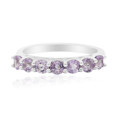 Anillo en plata con Amatista