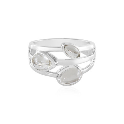 Anillo en plata con Cuarzo blanco