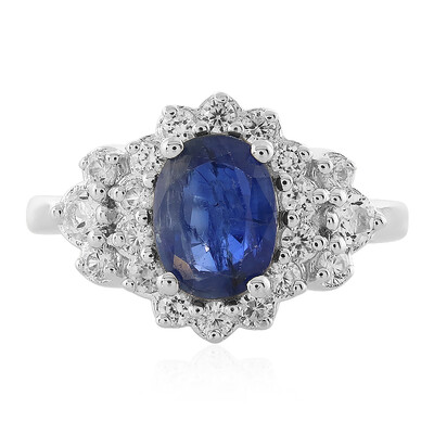 Anillo en plata con Cianita
