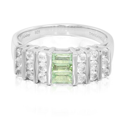 Anillo en plata con Turmalina Paraíba