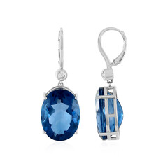 Pendientes en plata con Fluorita de color cambiante
