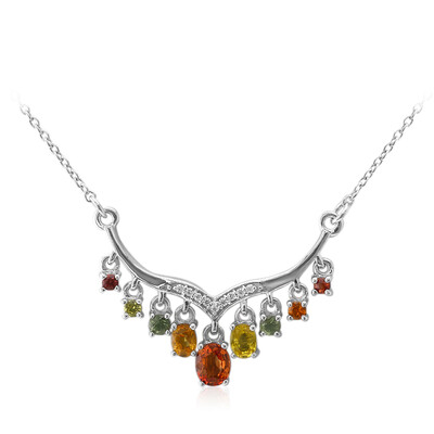 Collar en plata con Zafiro