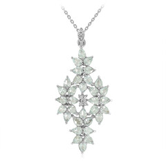 Collar en plata con Turmalina Paraíba