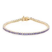 Brazalete en oro con Tanzanita (La Revelle)