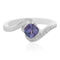 Anillo en plata con Tanzanita