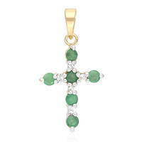 Colgante en plata con Esmeralda