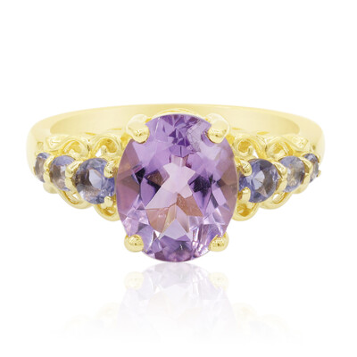 Anillo en plata con Amatista
