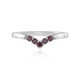Anillo en plata con Diamante púrpura I2