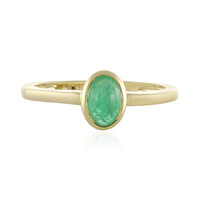 Anillo en oro con Esmeralda de Colombia