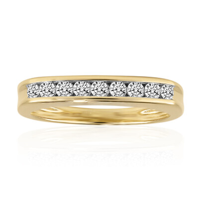 Anillo en oro con Diamante IF (D) (Annette)
