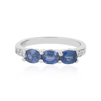 Anillo en plata con Cianita