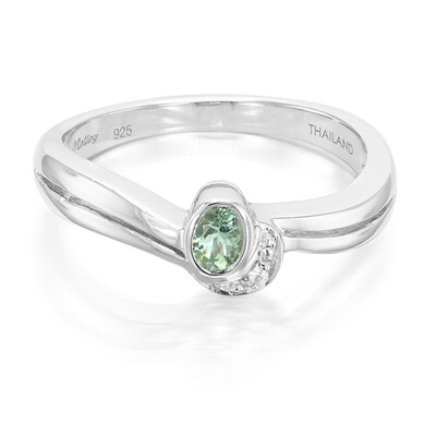 Anillo en plata con Turmalina Paraíba