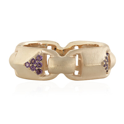 Anillo en plata con Rodolita