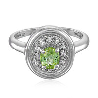 Anillo en plata con Turmalina Paraíba