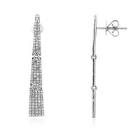 Pendientes en oro con Diamante SI  (de Melo)