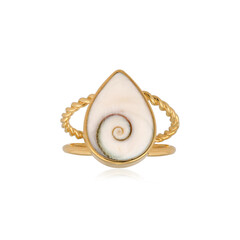 Anillo en plata con Ojo de Shiva (Bali Barong)