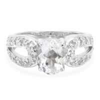 Anillo en plata con Berilo del Himalaya