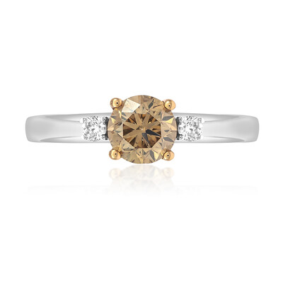 Anillo en oro con Diamante chocolate SI2 (CIRARI)