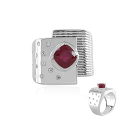 Anillo en plata con Rubí de Madagascar (de Melo)