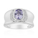 Anillo en plata con Tanzanita sin calentar (Remy Rotenier)
