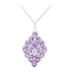 Collar en plata con Amatista
