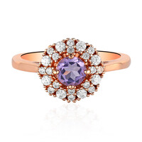 Anillo en plata con Amatista de Bolivia