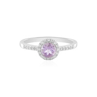 Anillo en plata con Amatista Rosa de Francia