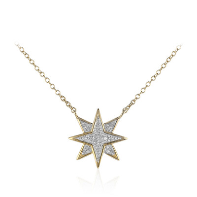 Collar en plata con Diamante I3 (I)
