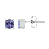 Pendientes en plata con Tanzanita