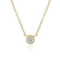 Collar en oro con Diamante FL (G) (de Melo)