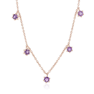 Collar en plata con Amatista Rosa de Francia