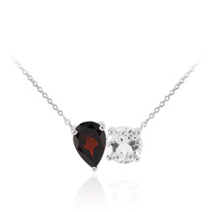 Collar en plata con Granate