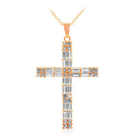 Collar en plata con Topacio blanco