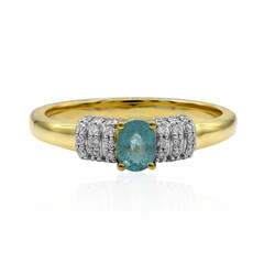 Anillo en oro con Grandidierita (AMAYANI)