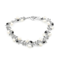 Brazalete en plata con Perla Freshwater