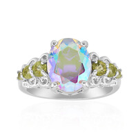 Anillo en plata con Cuarzo Rayo de luna
