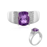 Anillo en plata con Cuarzo azur