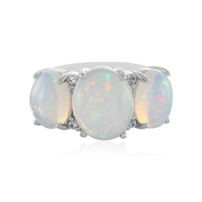 Anillo en plata con Ópalo de Welo