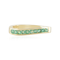 Anillo en plata con Esmeralda de Etiopía