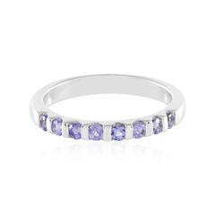 Anillo en plata con Tanzanita