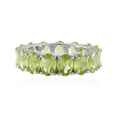 Anillo en plata con Peridoto