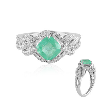 Anillo en oro con Esmeralda de Rusia (de Melo)