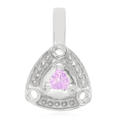 Colgante en plata con Turmalina cuprífera rosa