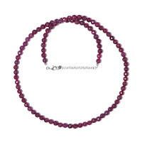 Collar en plata con Rubí de Madagascar