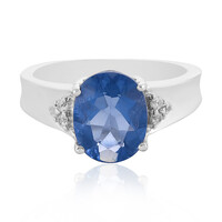 Anillo en plata con Fluorita de color cambiante